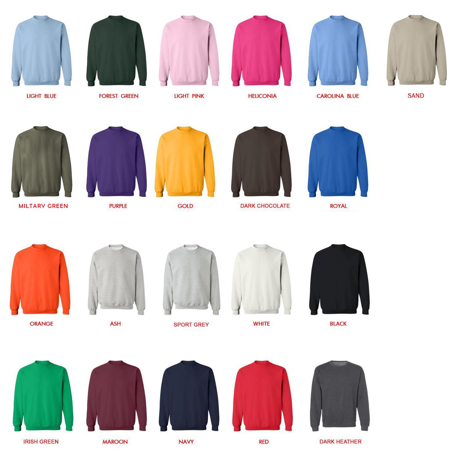 sweatshirt color chart - Epic: The Musical Store