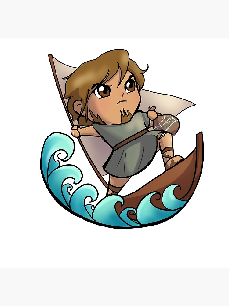 Odysseus Chibi Cute Tapestry - Image 2