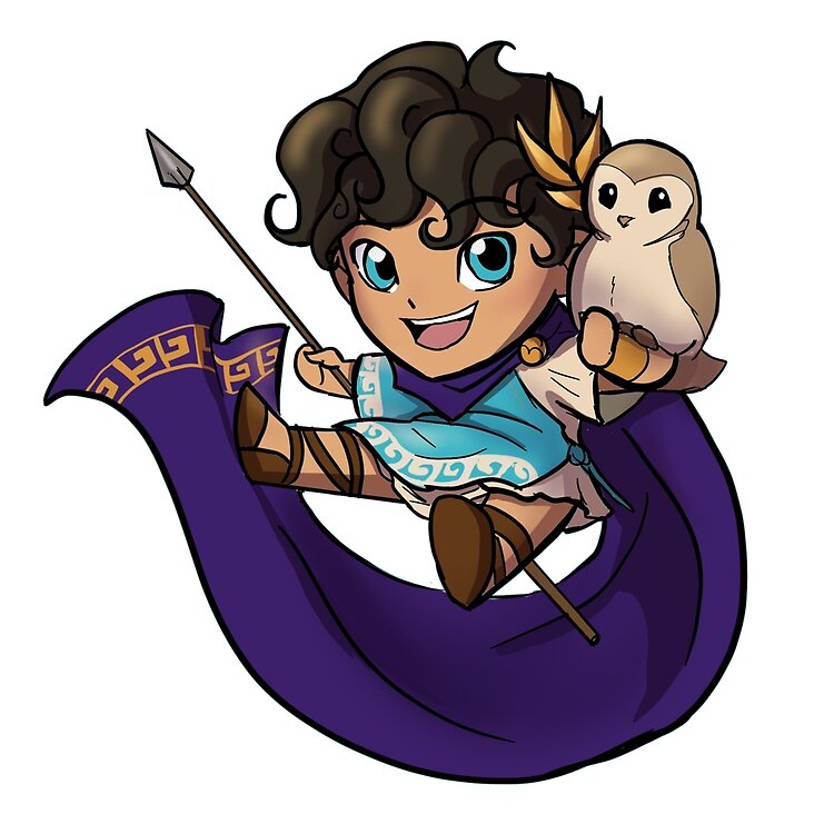 Telemachus Chibi Cute Tote Bag - Image 2