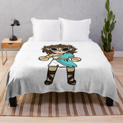 Chibi Telemachus Throw Blanket