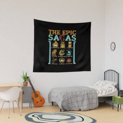 Epic: The Musical Vintage Art Tapestry