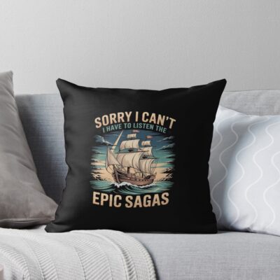 The Epic Sagas Odysseus Musical Throw Pillow