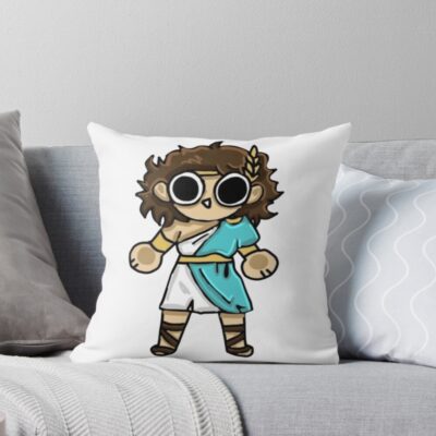 Chibi Telemachus Throw Pillow