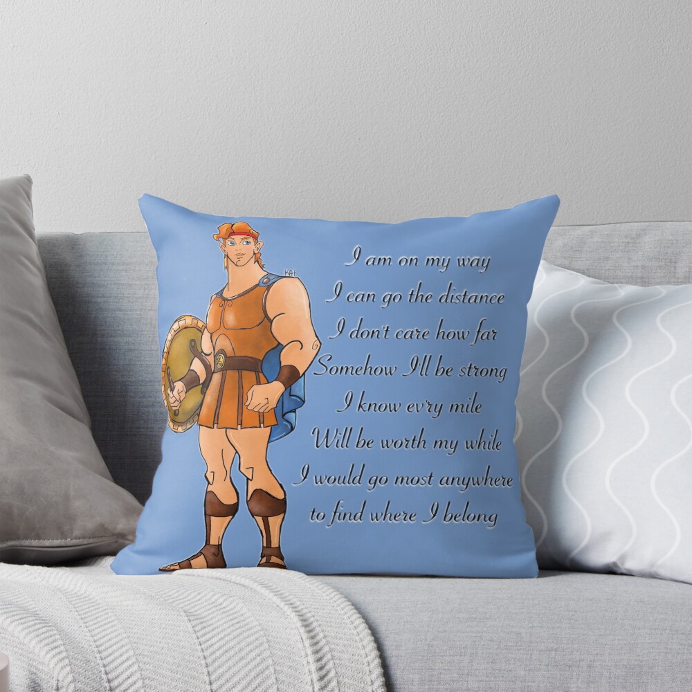 Hercules Epic: The Musical Throw Pillow