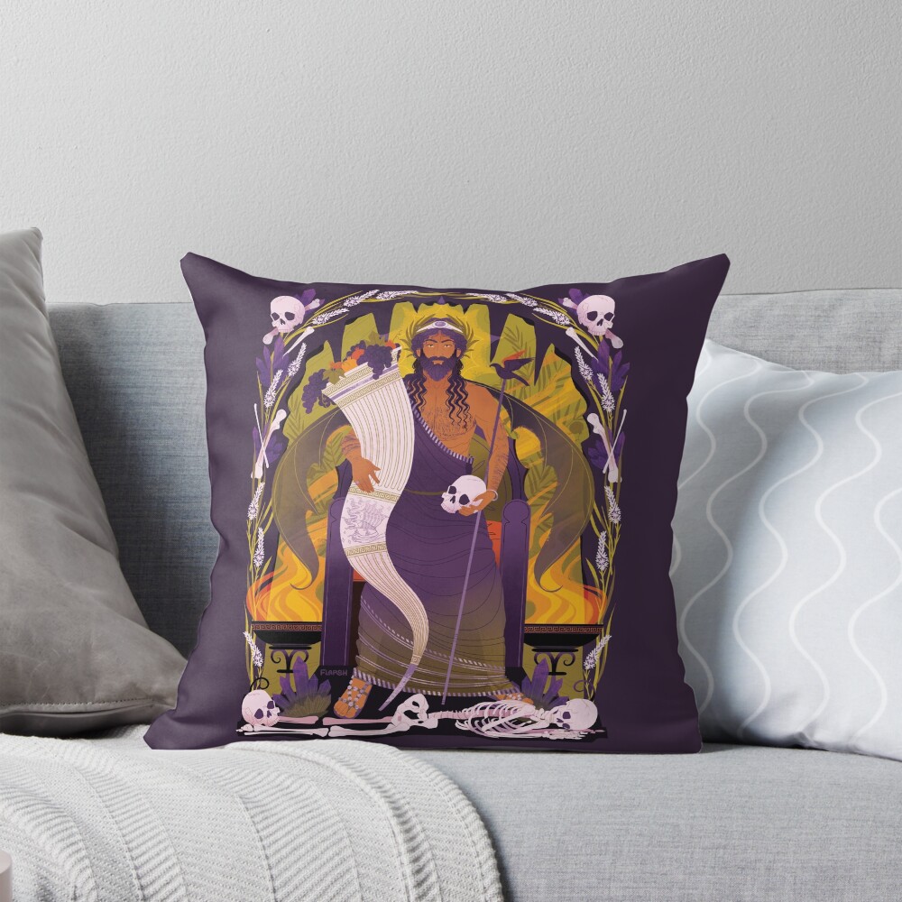 Hades Epic: The Musical Throw Pillow